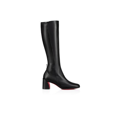 CHRISTIAN LOUBOUTIN JANE BOTTA 55 MM BOOTS CALF LEATHER AND LAMB NAPPA LEATHER BLACK WOMEN 3240711BK01